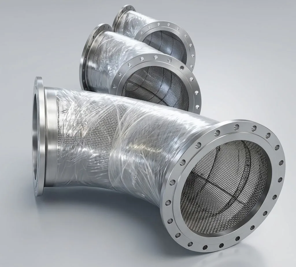 Lined pipe elbows